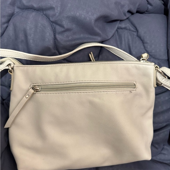Nicole Cream Crossbody Bag with Silver Accents - Picture 8 of 8